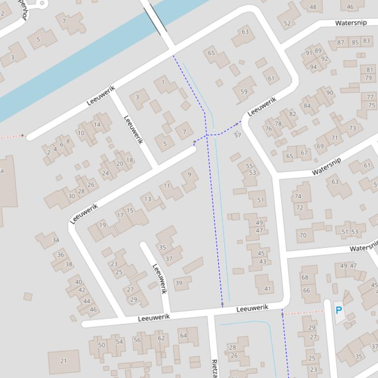 Kaart van  Leeuwerik.