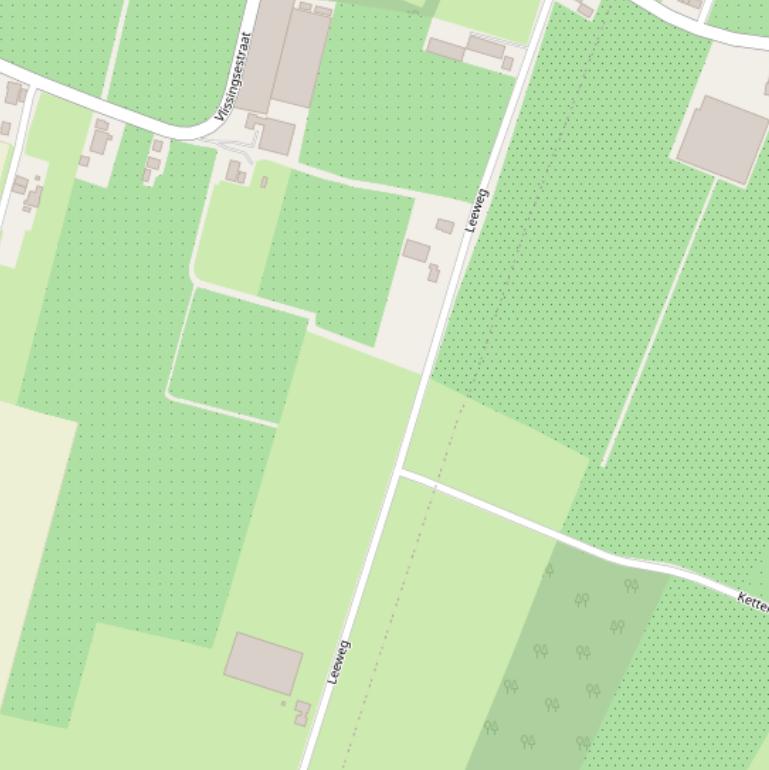 Kaart van de Leeweg.