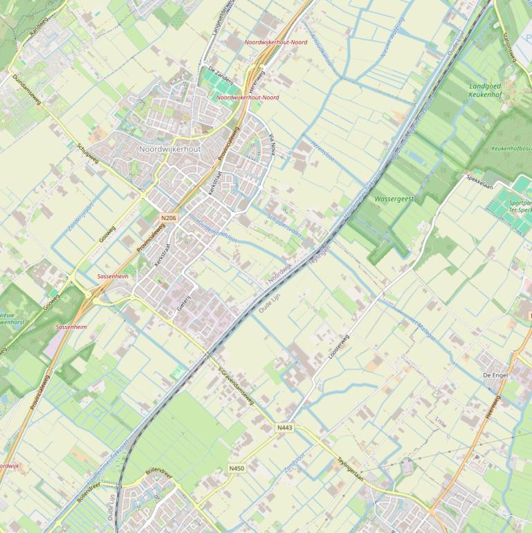 Kaart van  Leidsevaart.