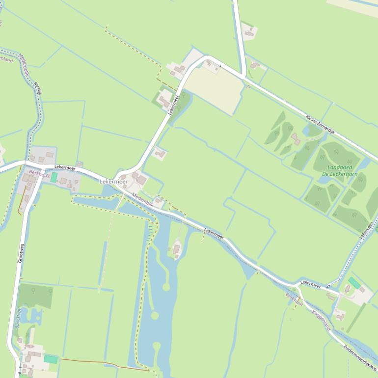 Kaart van  Lekermeer.