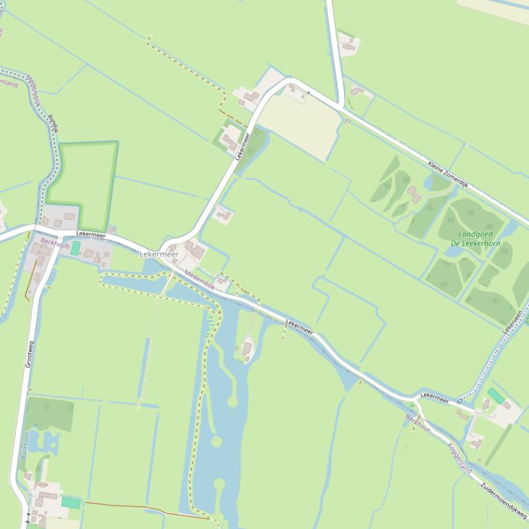 Kaart van  Lekermeer.