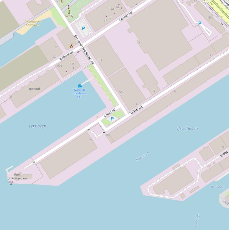 Kaart van de Lekstraat.