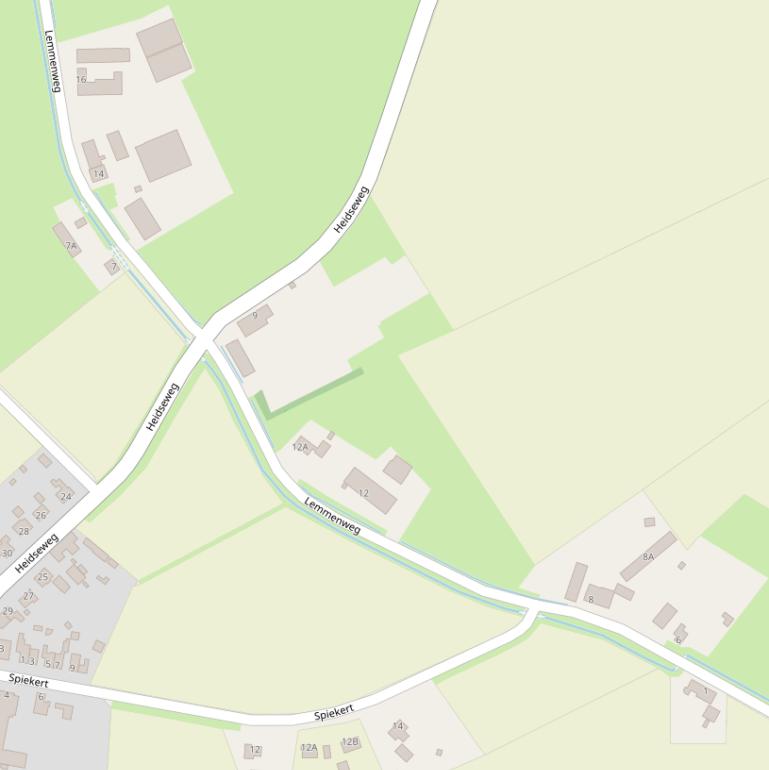 Kaart van de Lemmenweg.