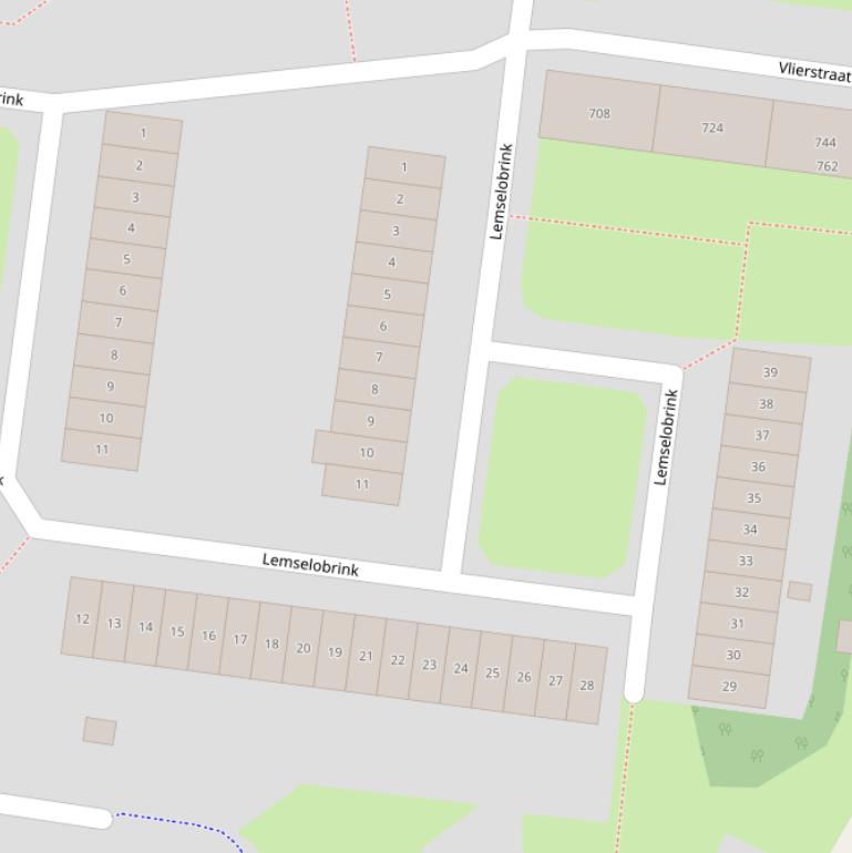 Kaart van  Lemselobrink.