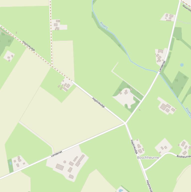 Kaart van  Lenderiet.