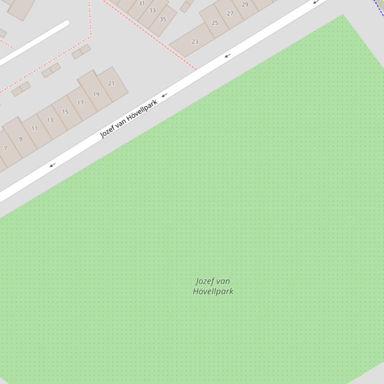 Kaart van het Lène Coenderspad.