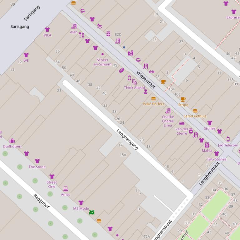 Kaart van  Lenghengang.