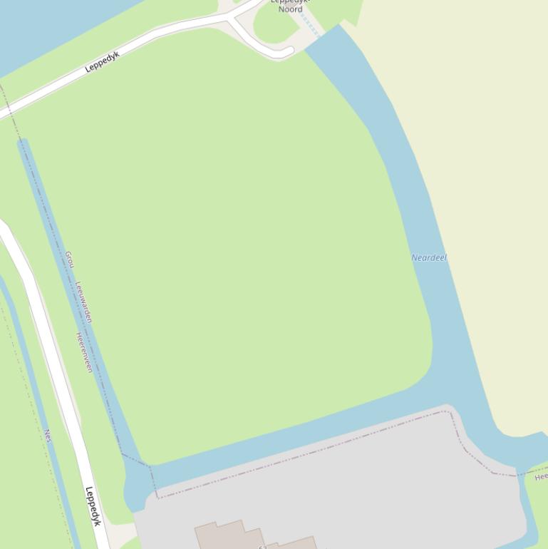 Kaart van  Leppedyk.