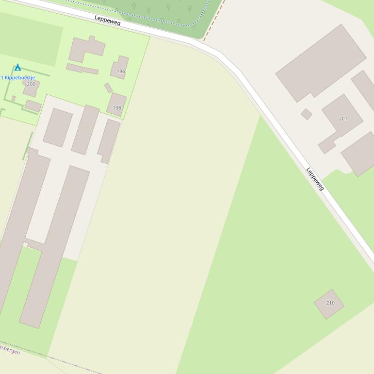 Kaart van de Leppeweg.