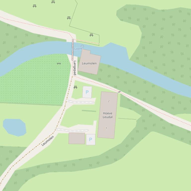 Kaart van  Leumolen.