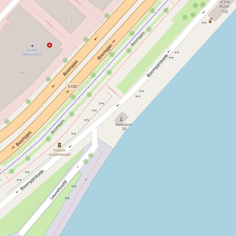 Kaart van  Leuvehoofd.