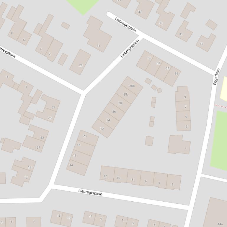 Kaart van het Liebregtsplein.