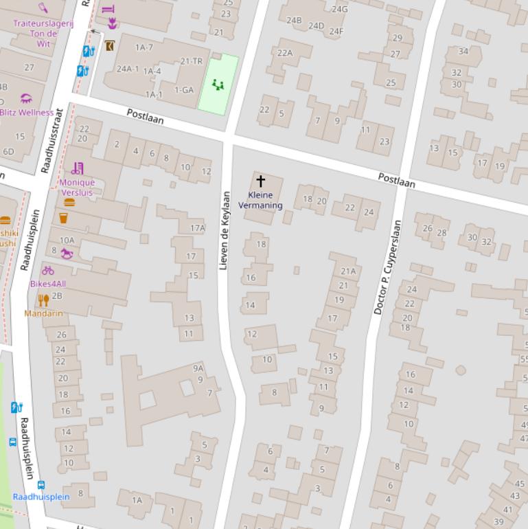 Kaart van  Lieven de Keylaan.