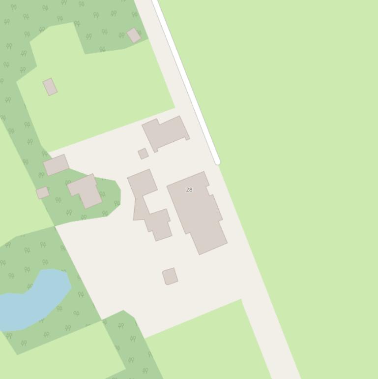 Kaart van de Lijsterlaan.