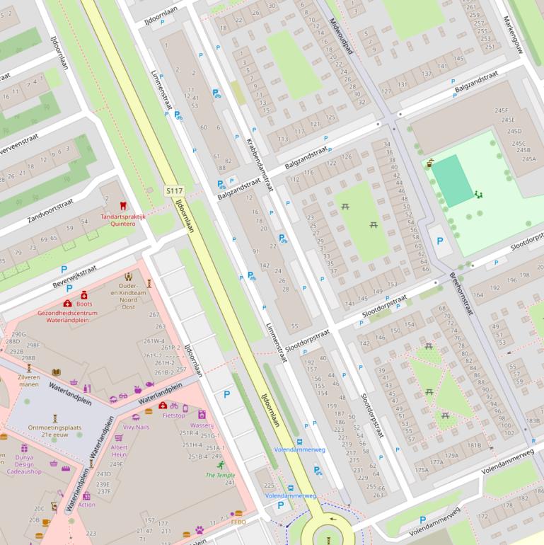 Kaart van de Limmenstraat.