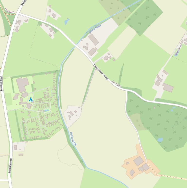 Kaart van de Lindeboomsweg.