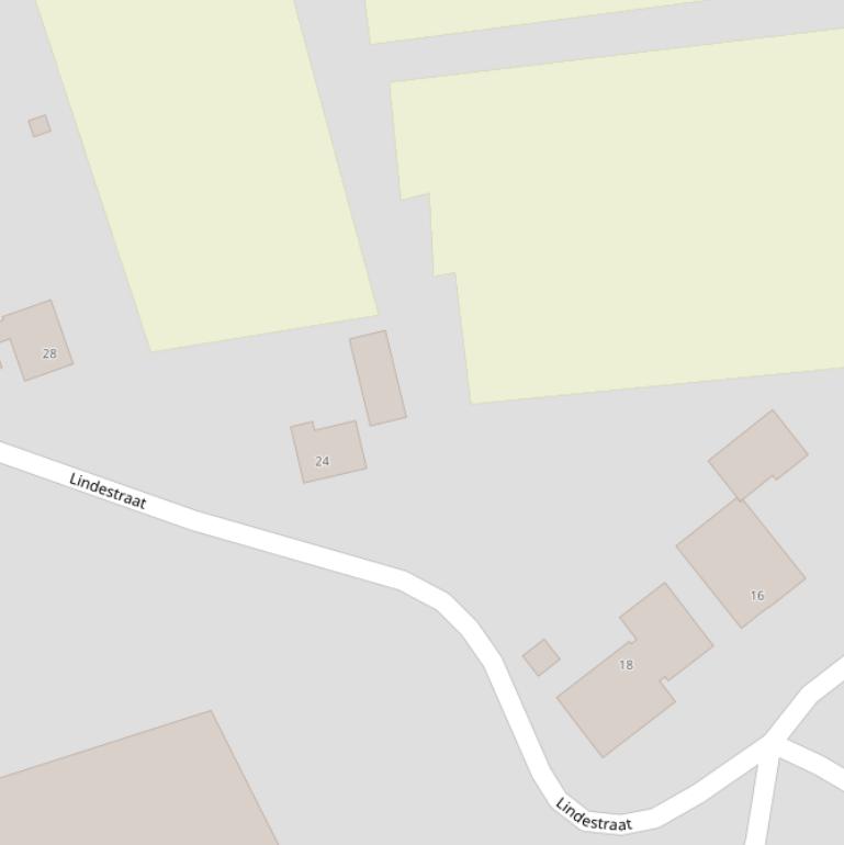 Kaart van de Lindehof.