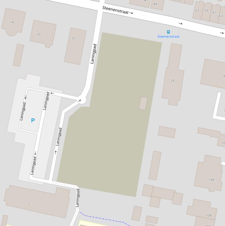 Kaart van de Lindenhof.