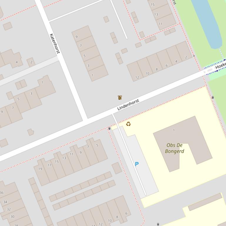 Kaart van  Lindenhorst.