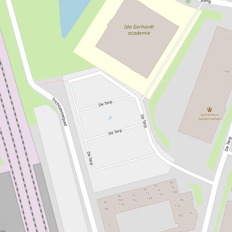 Kaart van  Lingedonk.