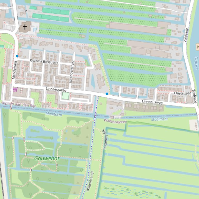 Kaart van de Linnaeusweg.