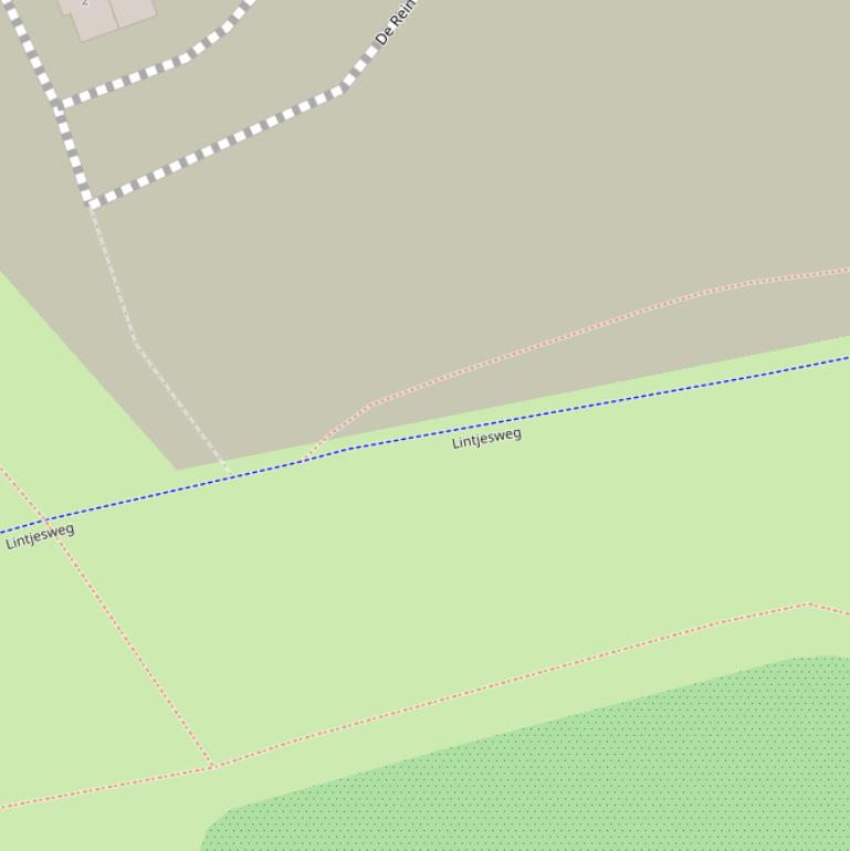 Kaart van de Lintjesweg.