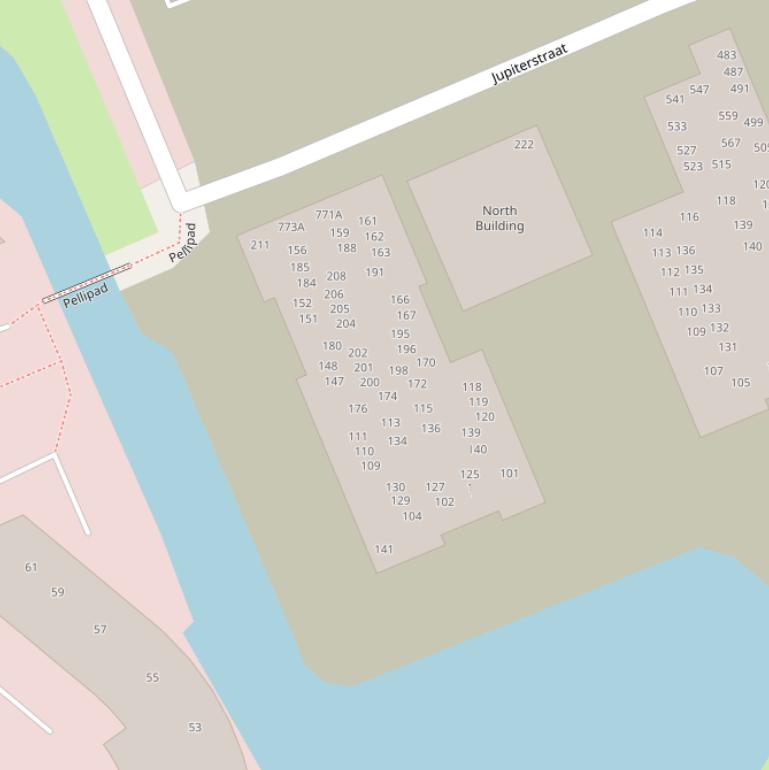 Kaart van de Lloyd Wrightsingel.