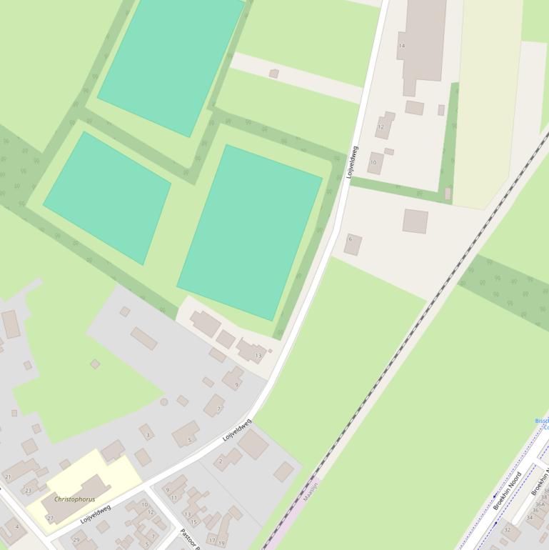 Kaart van de Loijveldweg.