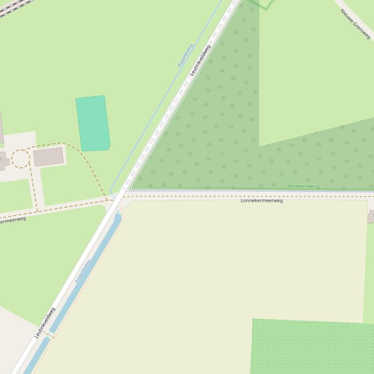 Kaart van de Lonnekermeerweg.