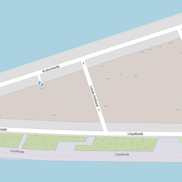 Kaart van  Loods Holland.