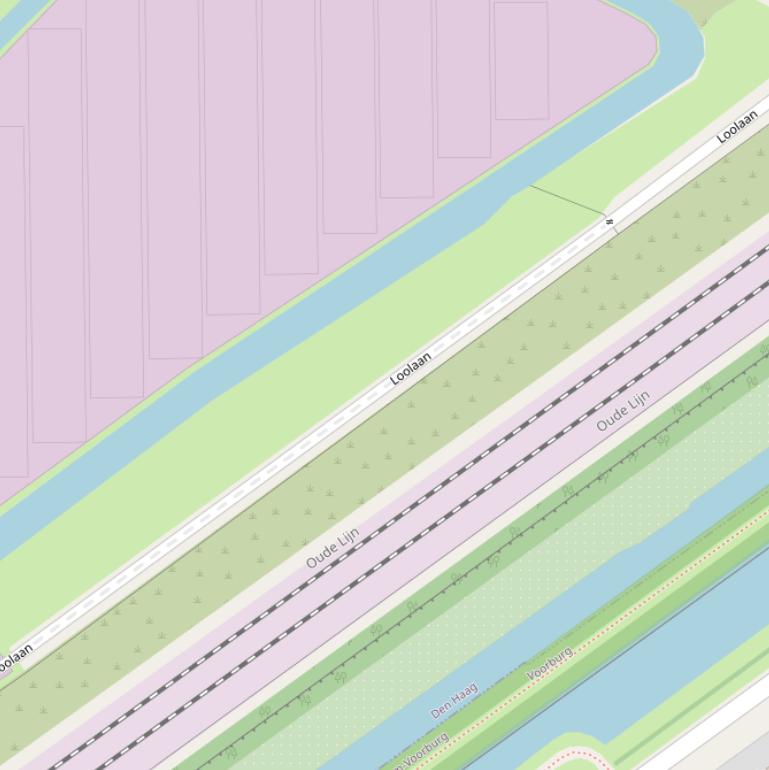 Kaart van de Loolaan.