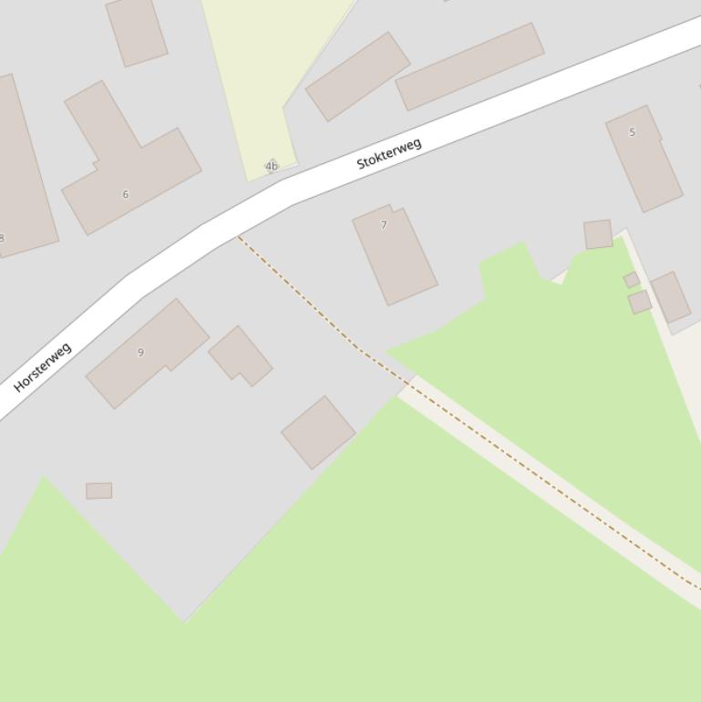 Kaart van de Looweg.