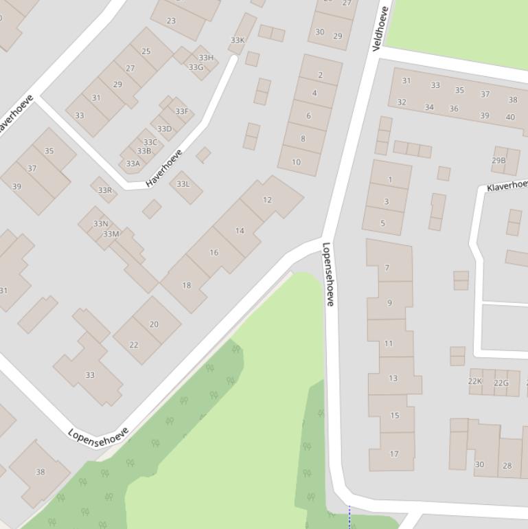 Kaart van  Lopensehoeve.