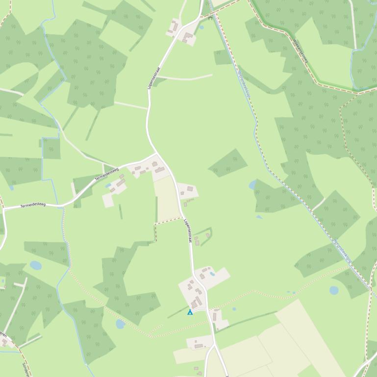 Kaart van de Lopensestraat.