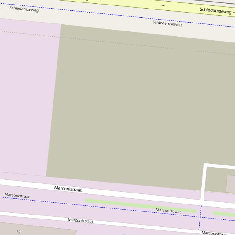 Kaart van de Loranstraat.