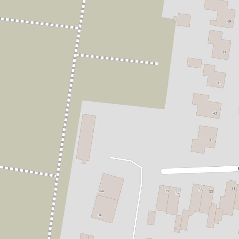 Kaart van de Lorisstraat.