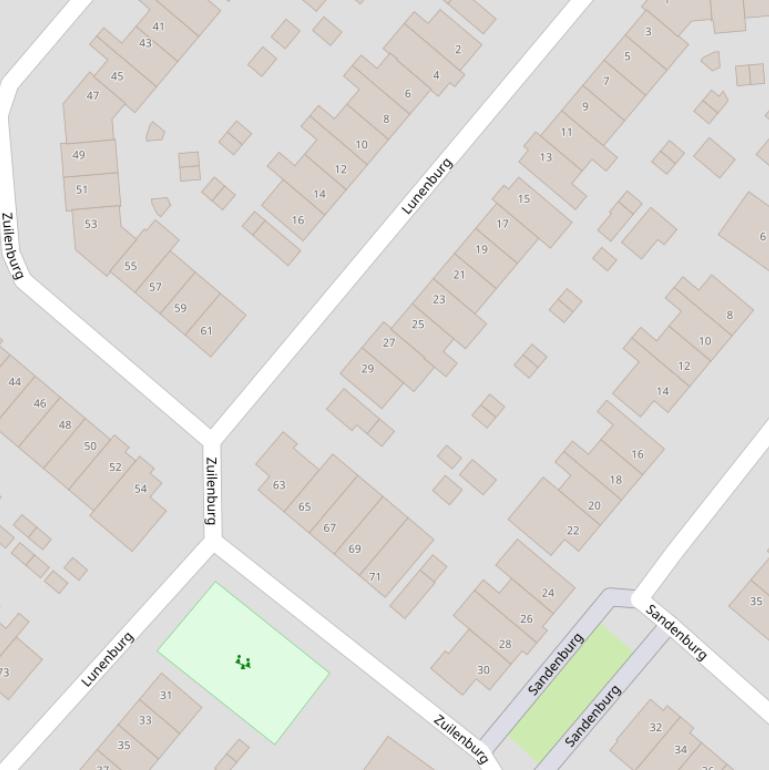 Kaart van  Lunenburg.