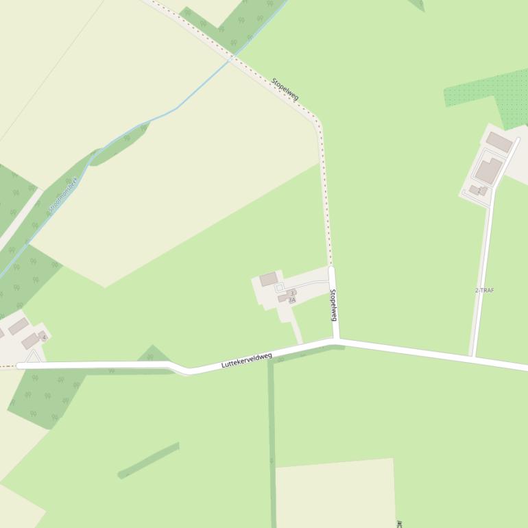 Kaart van de Luttekerveldweg.