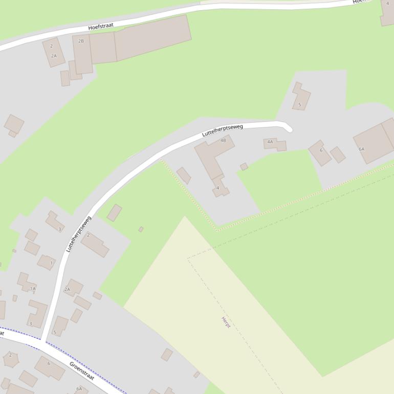 Kaart van de Luttelherptseweg.