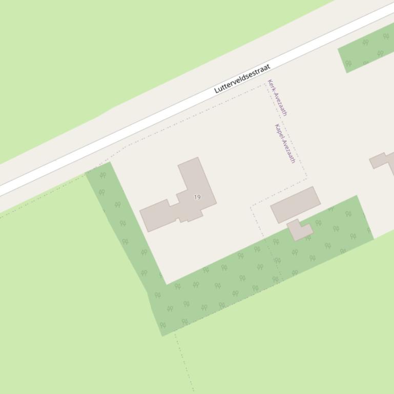 Kaart van de Lutterveldsestraat.