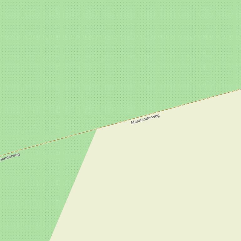 Kaart van de Maarlanderweg.
