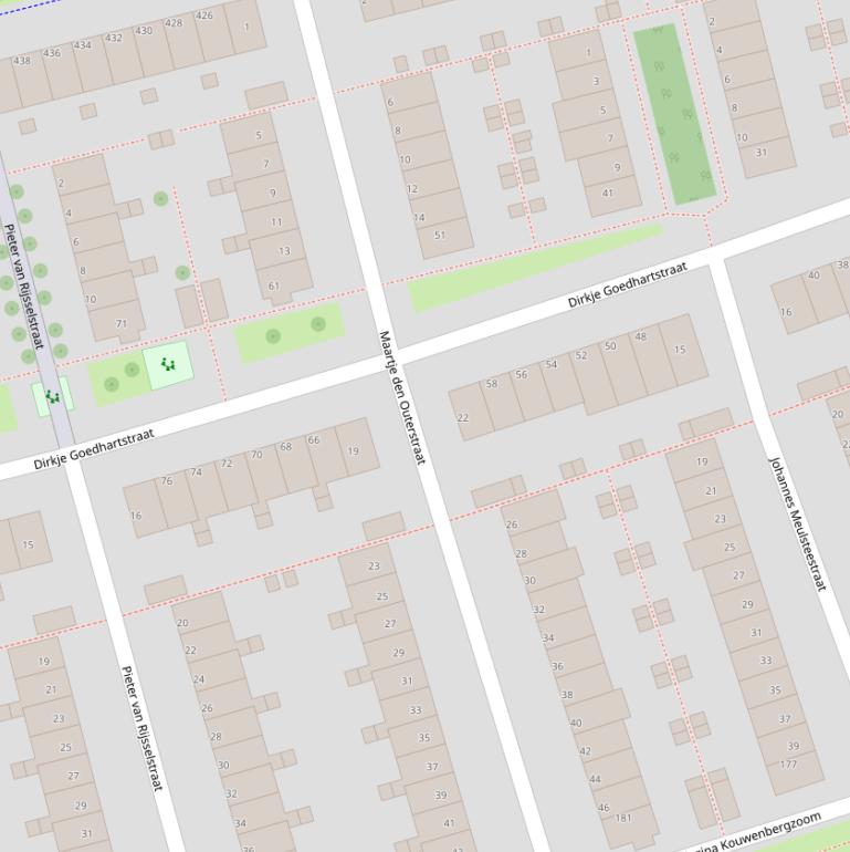 Kaart van  Maartje den Outerstraat.