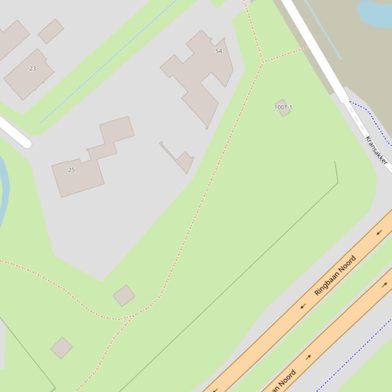 Kaart van het Maasenpad.