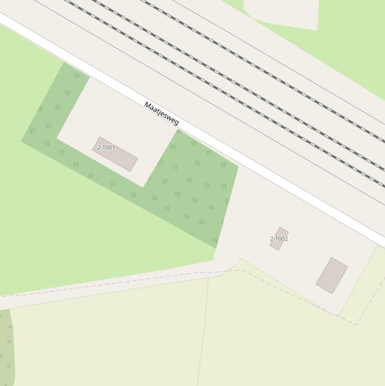 Kaart van de Maatjesweg.