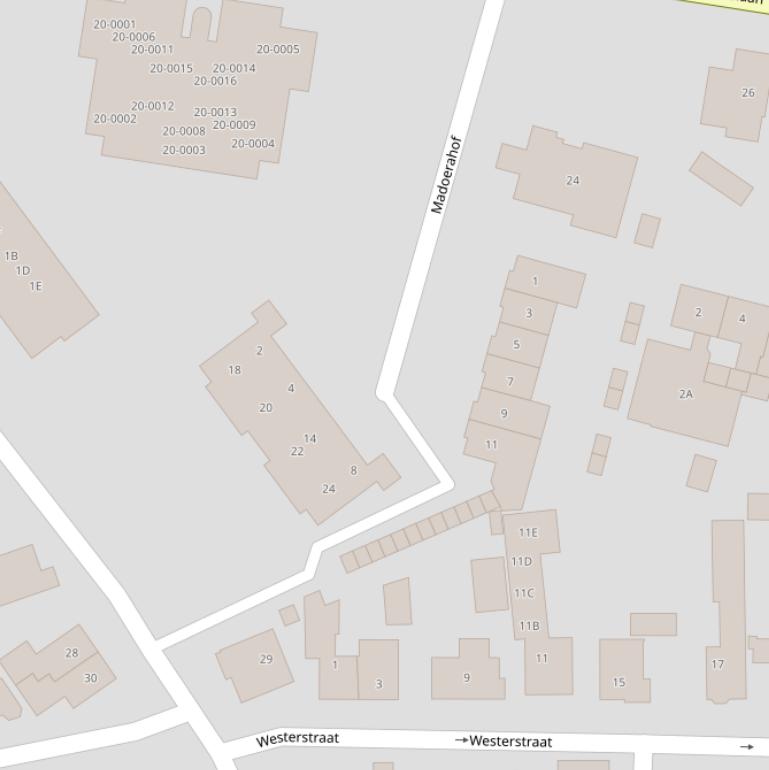 Kaart van de Madoerahof.