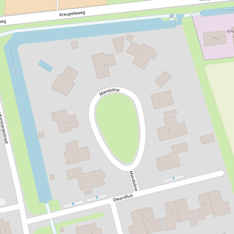 Kaart van  Mandoline.