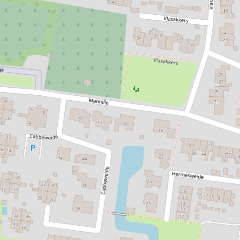 Kaart van  Manhille.