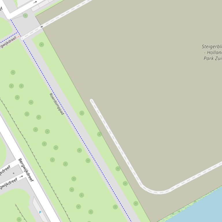 Kaart van de Marga Klompéstraat.