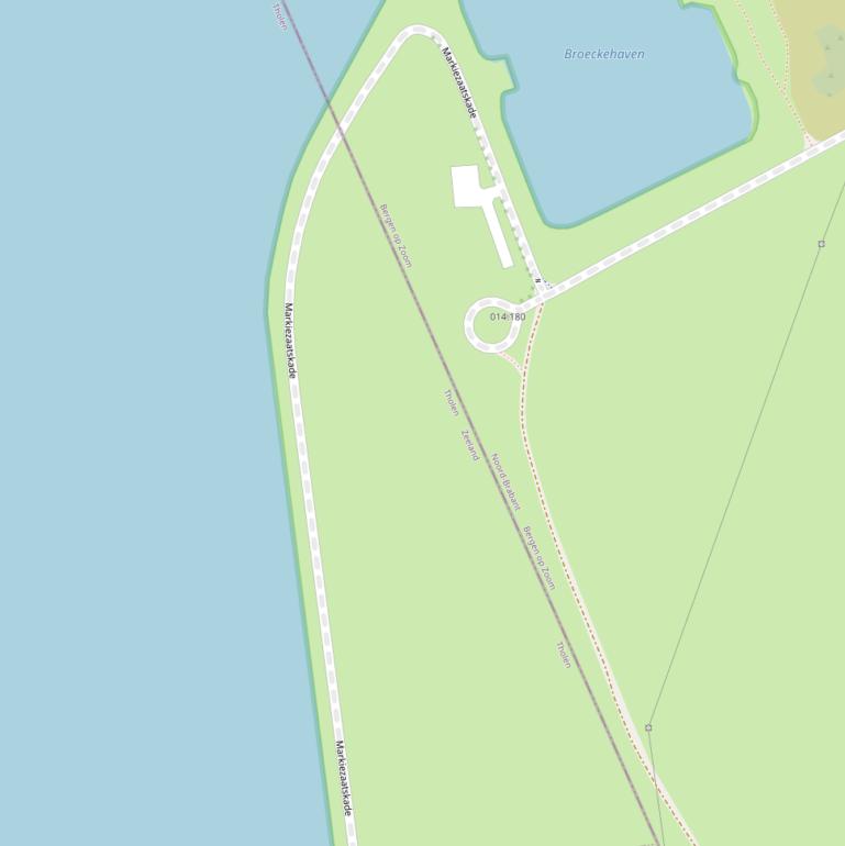 Kaart van de Markiezaatskade.