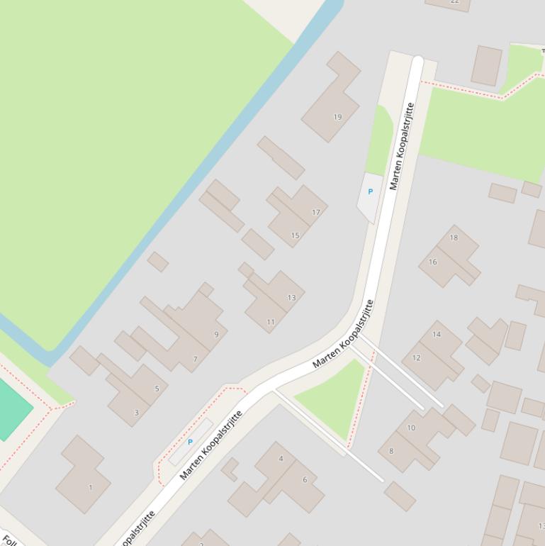 Kaart van  Marten Koopalstrjitte.